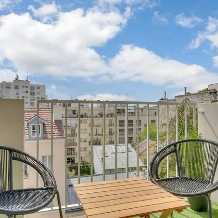 Feriehus Luminous Apt 4pers With Balcony Paris