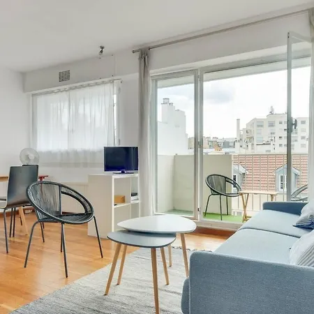 Feriehus Luminous Apt 4pers With Balcony Paris