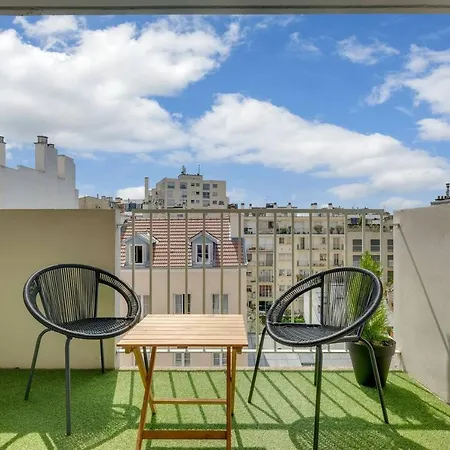 Luminous Apt 4pers With Balcony Paris